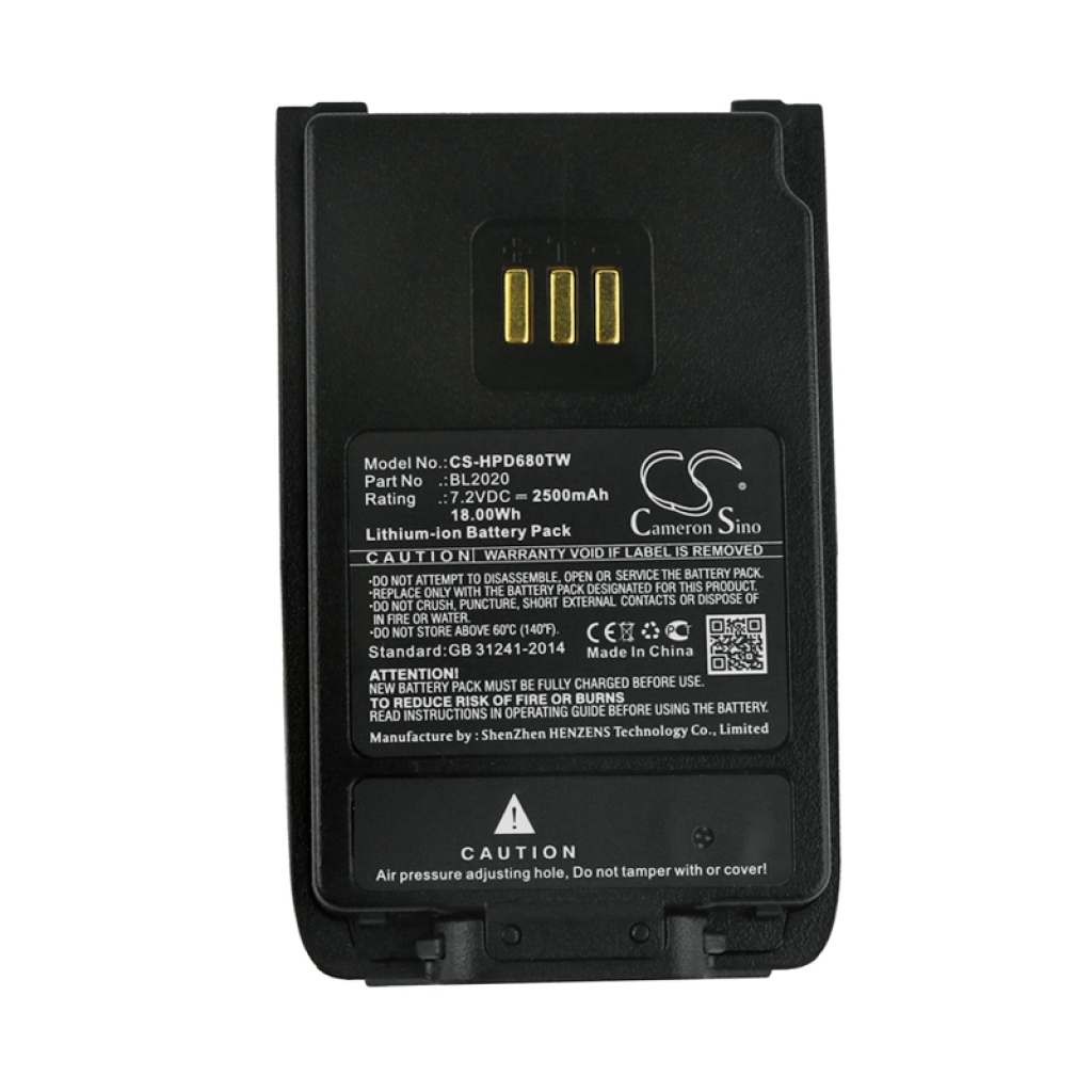 Batteria radio bidirezionale Hytera CS-HPD680TW