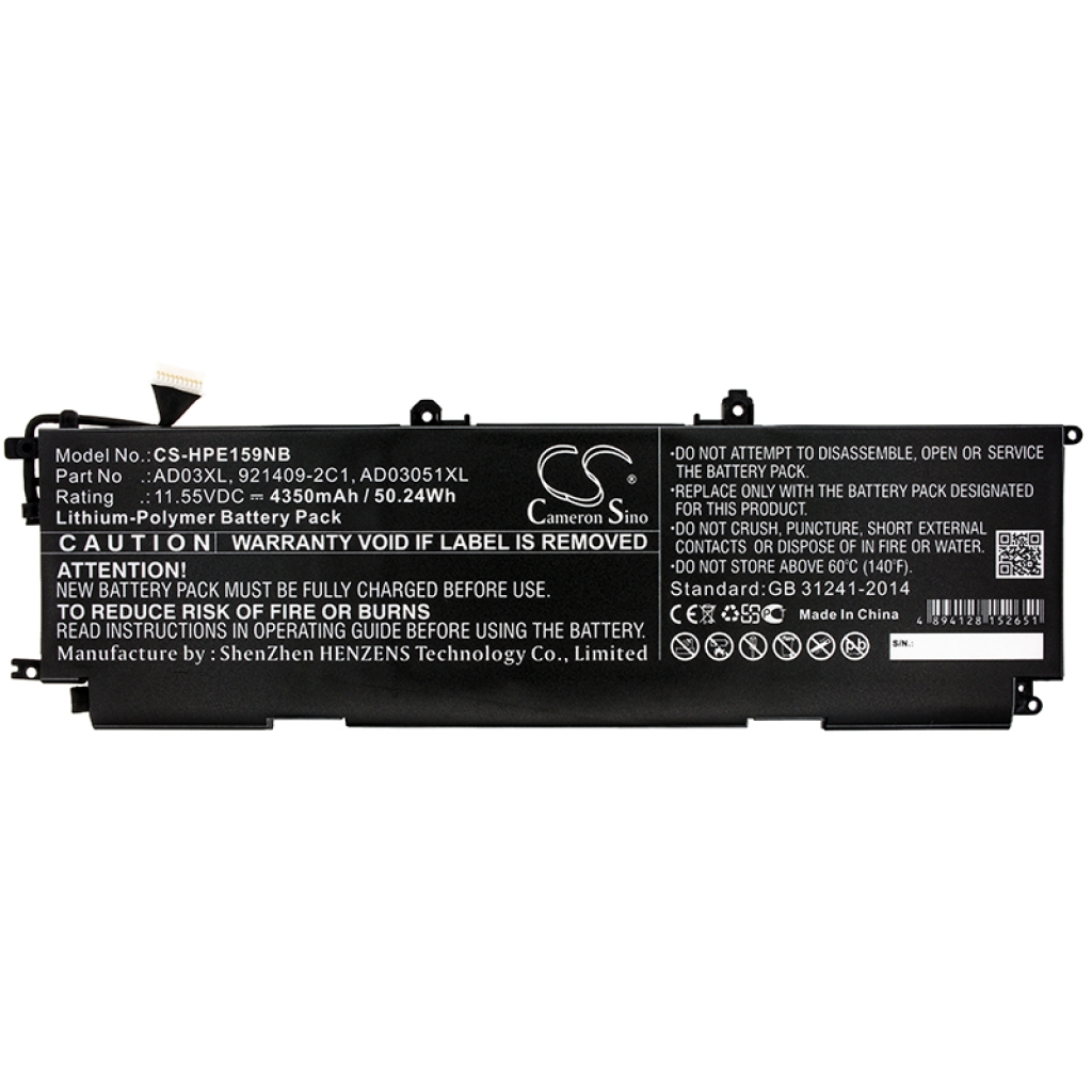Batteria notebook HP Envy 13-AD112TX (CS-HPE159NB)