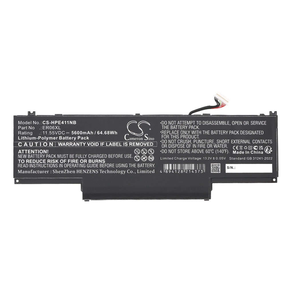 Batterie Sostituisce HSTNN-OB3I