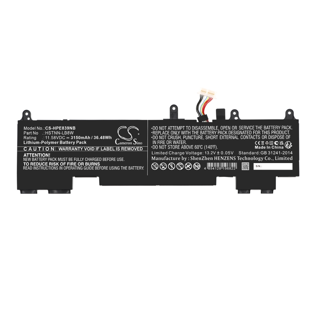 Batterie Sostituisce HSTNN-LB8W