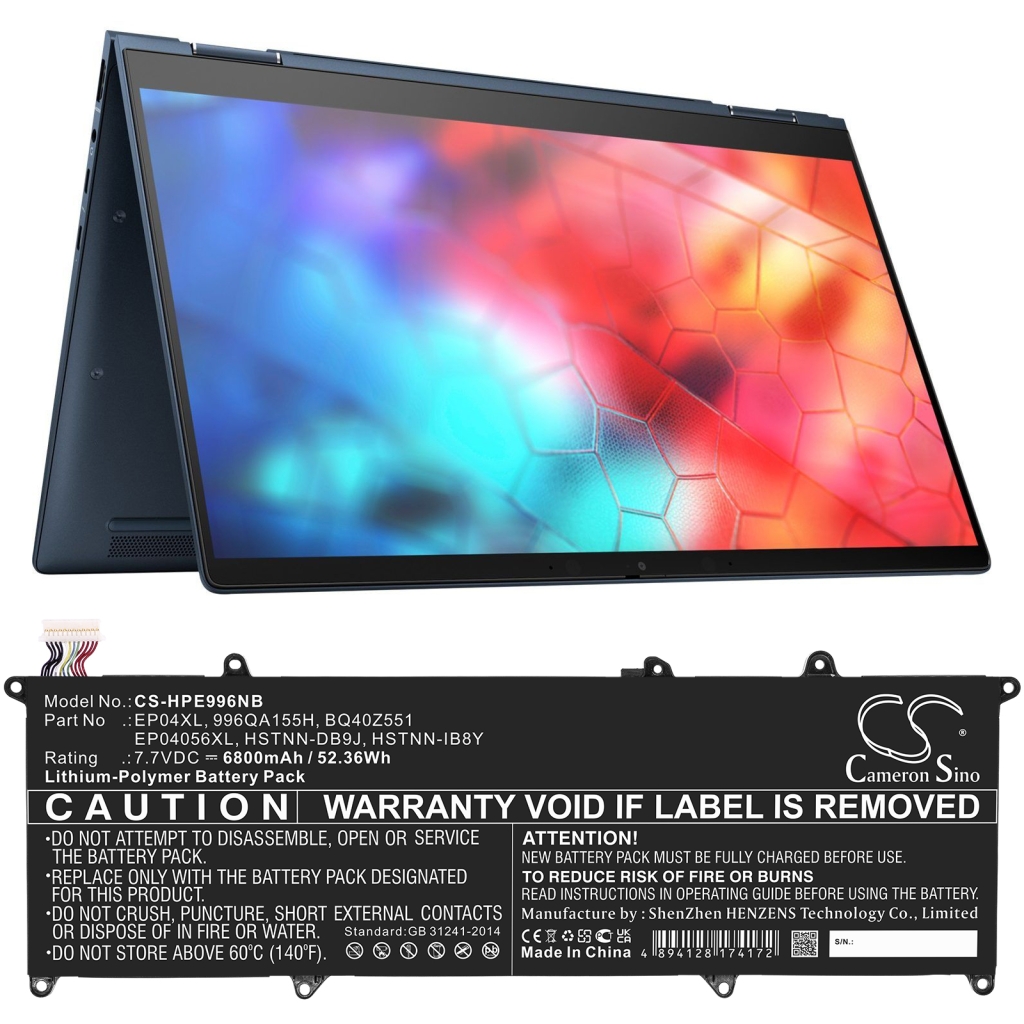 Batteria notebook HP Elite Dragonfly G2 (CS-HPE996NB)