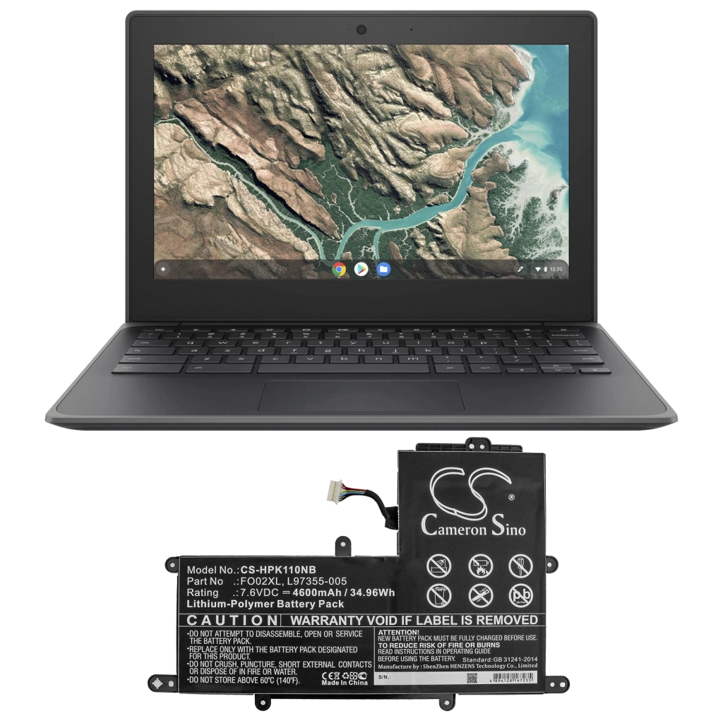 Batteria notebook HP CHROMEBOOK 11A-NA0002NB (CS-HPK110NB)