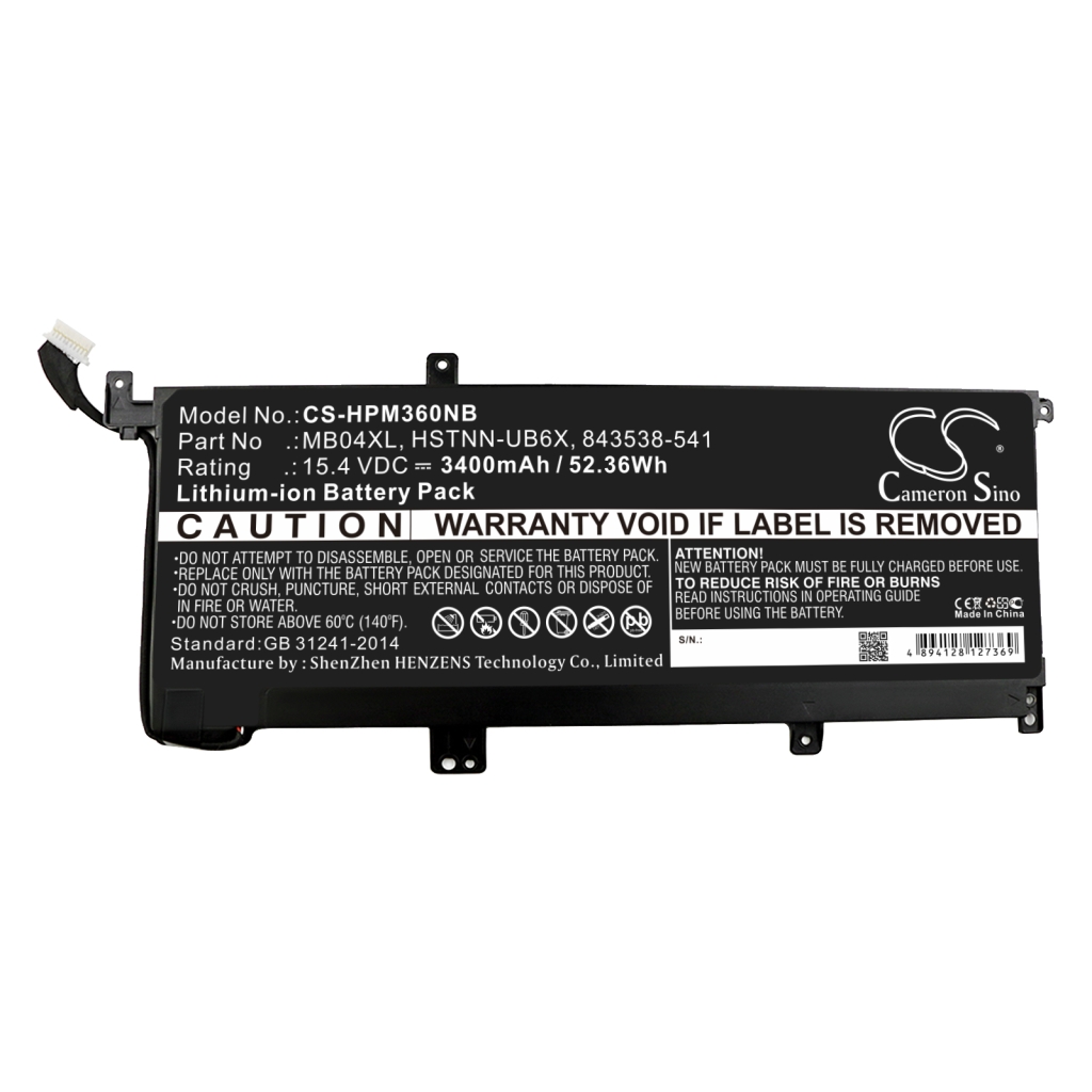 Batterie Sostituisce MB04XL