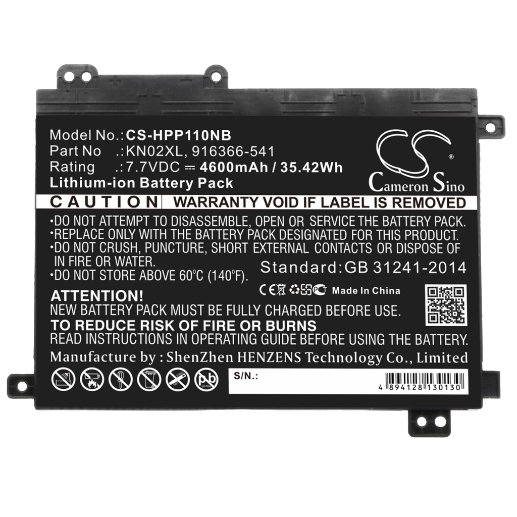 Batterie Sostituisce HSTNN-UB7F