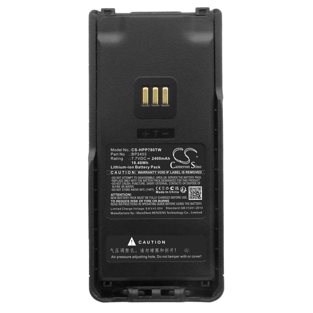 Compatible battery replacement for Hytera BP2403