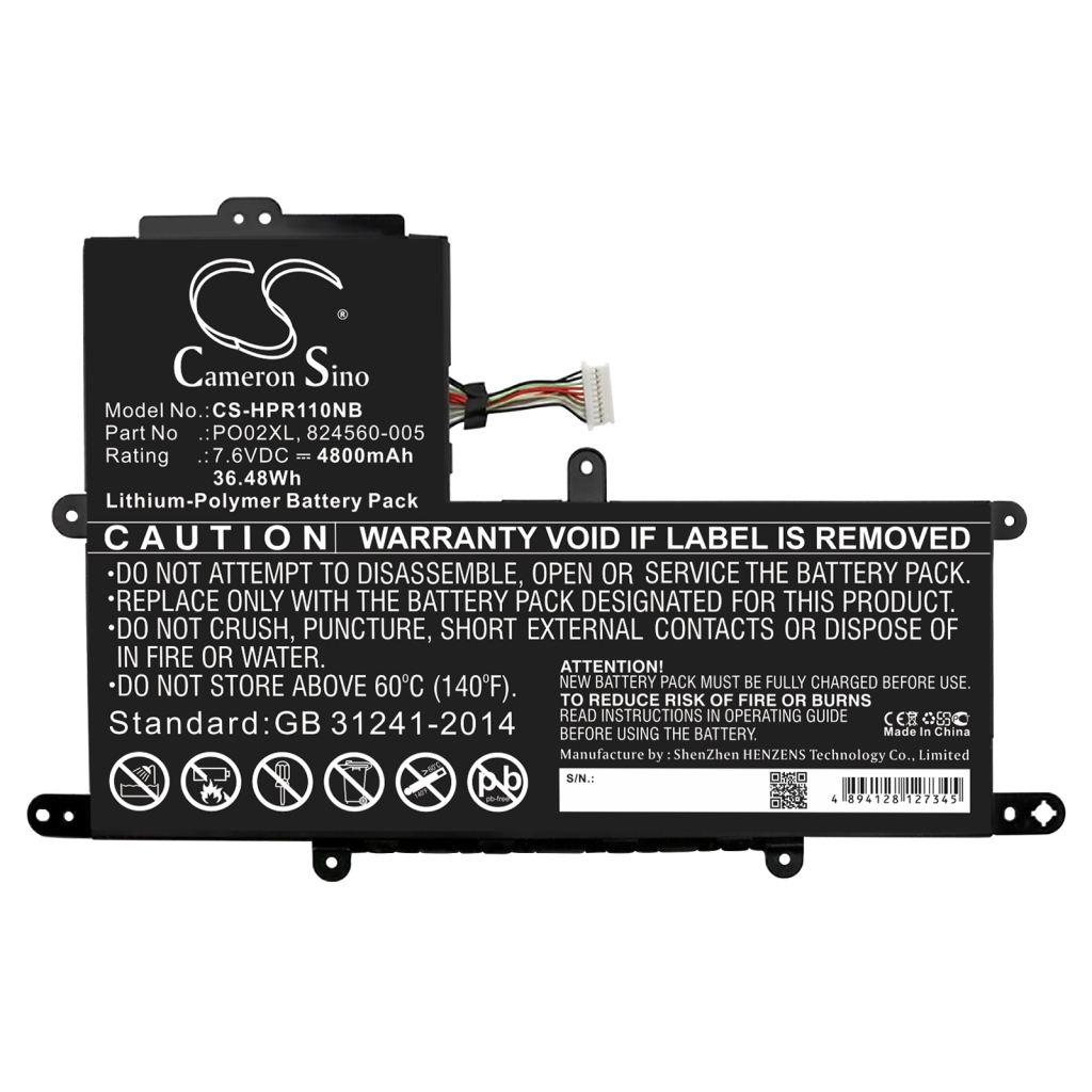 Batterie Sostituisce HSTNN-DB-G