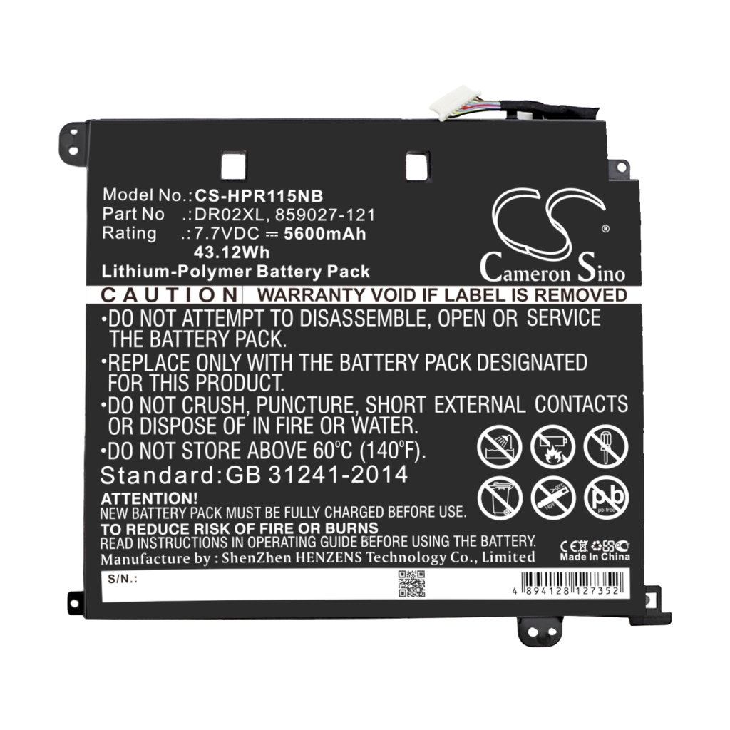 Batterie Sostituisce HSTNN-LB7M
