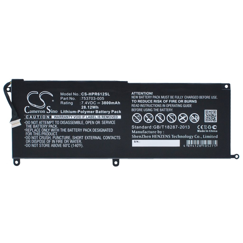 Batterie Sostituisce HSTNN-IB6E