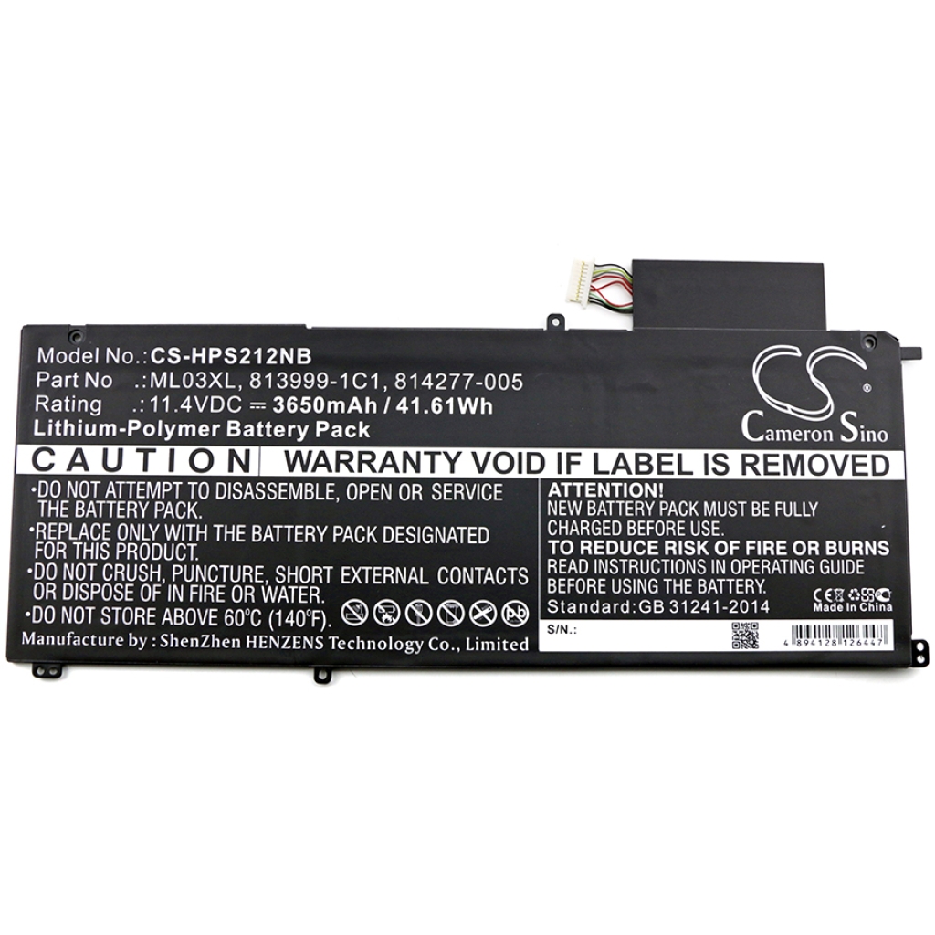 Batterie Batteria notebook CS-HPS212NB