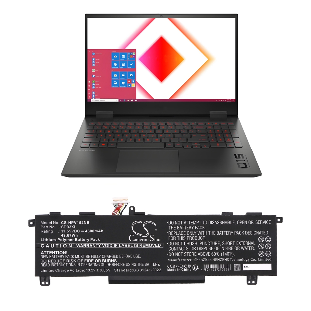 Batterie Sostituisce L84394-005