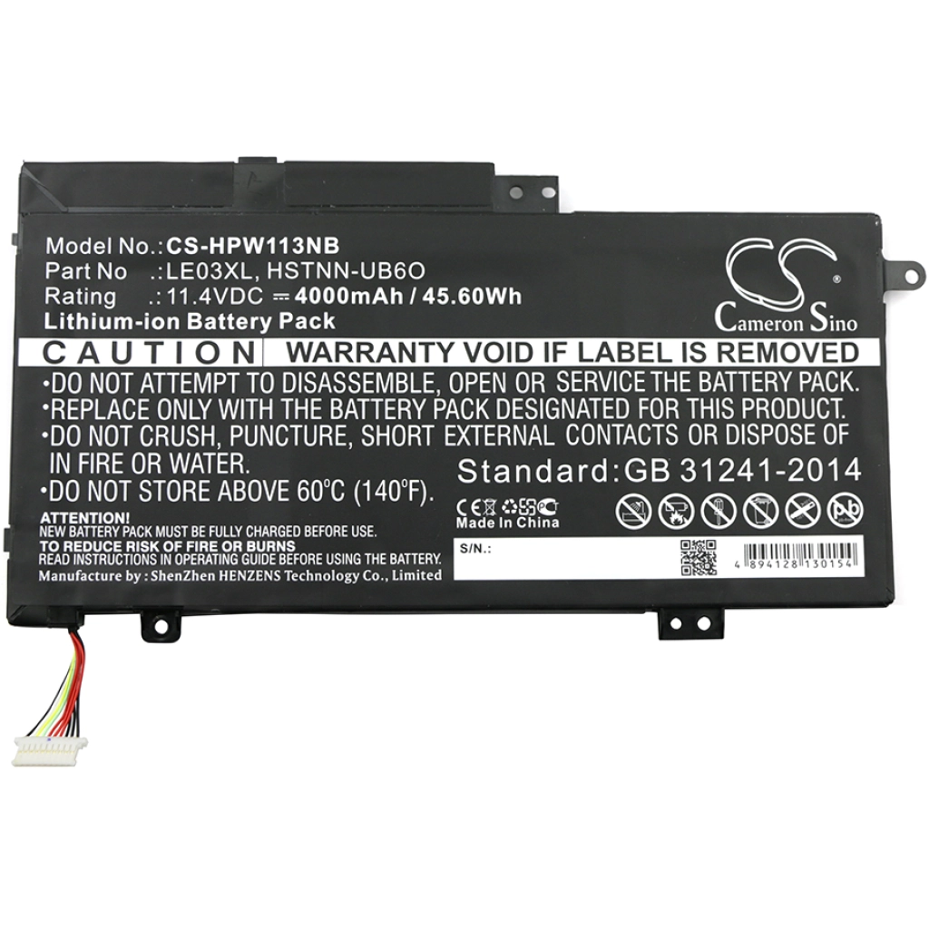 Batteria notebook HP M9F84EA (CS-HPW113NB)