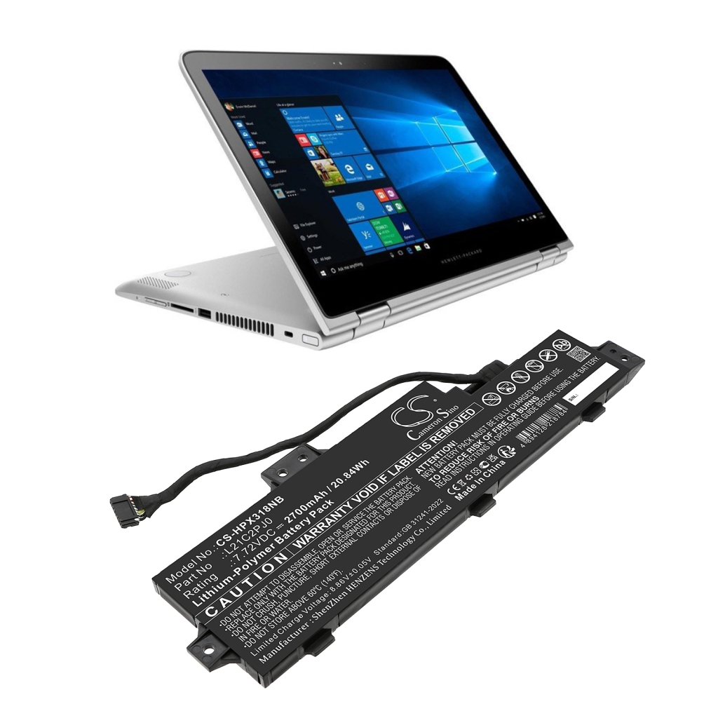 Batterie Batteria notebook CS-HPX318NB