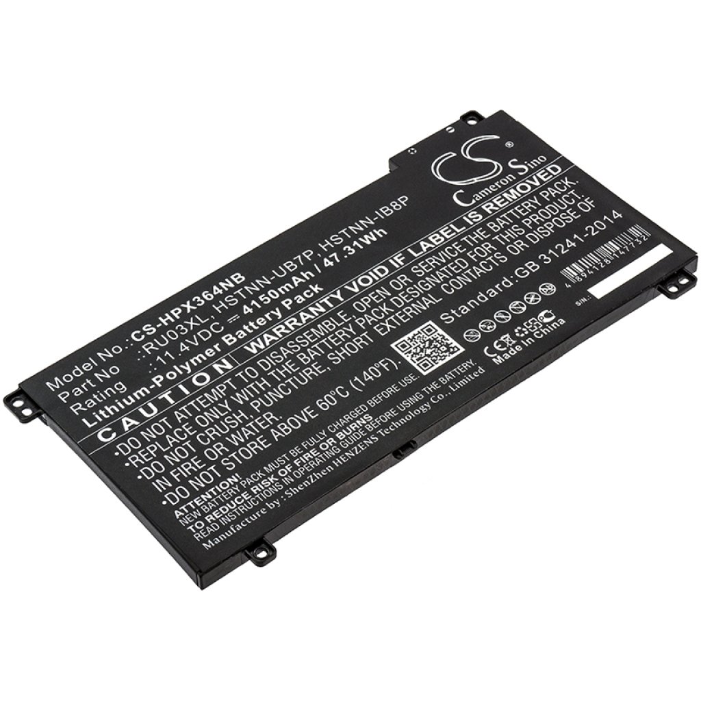 Batterie Sostituisce HSTNN-UB7P