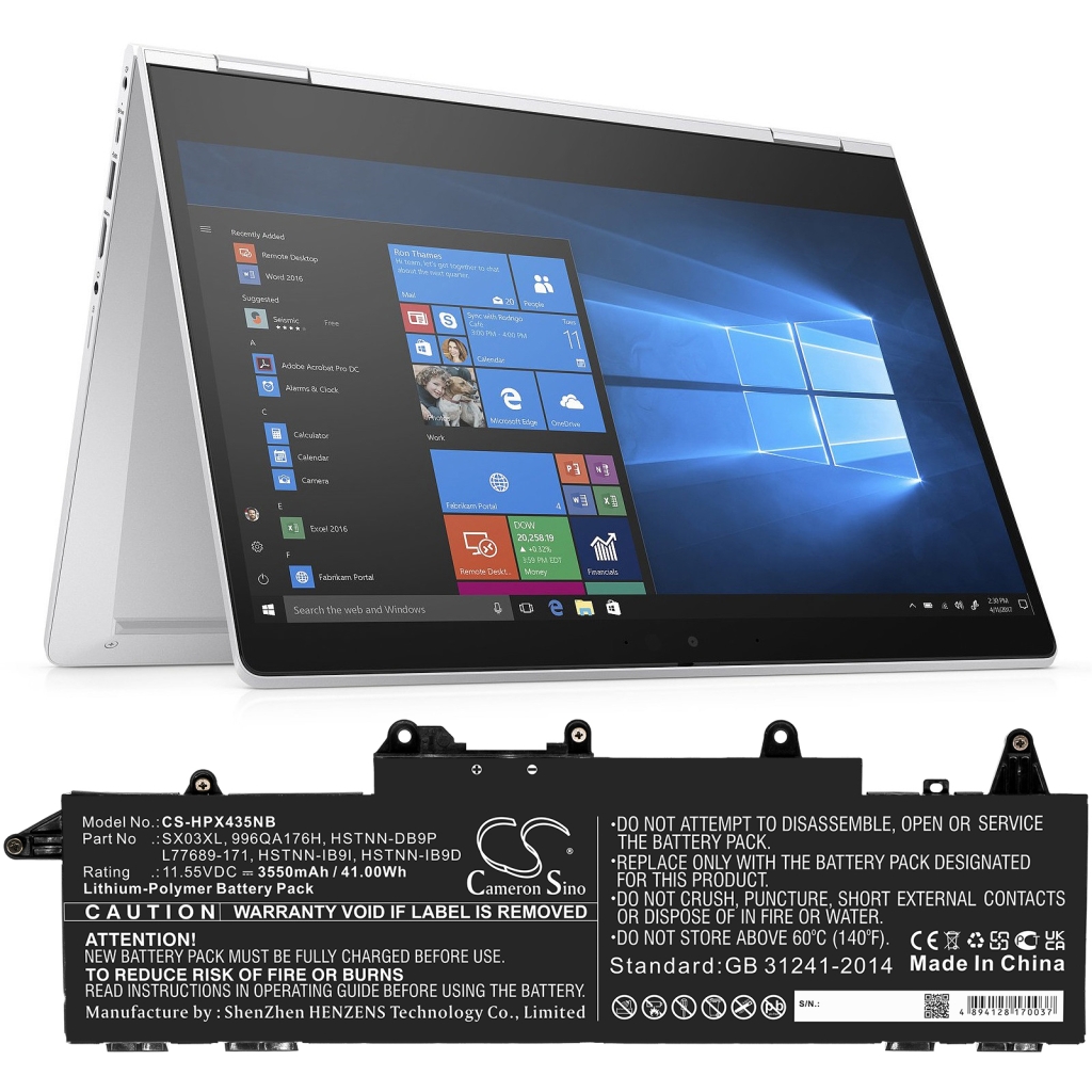 Batterie Sostituisce 996QA176H