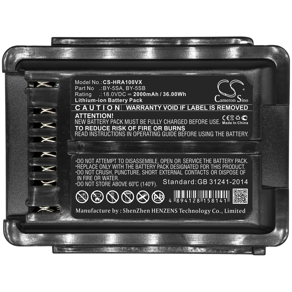 Batteria a vuoto Sharp CS-HRA100VX