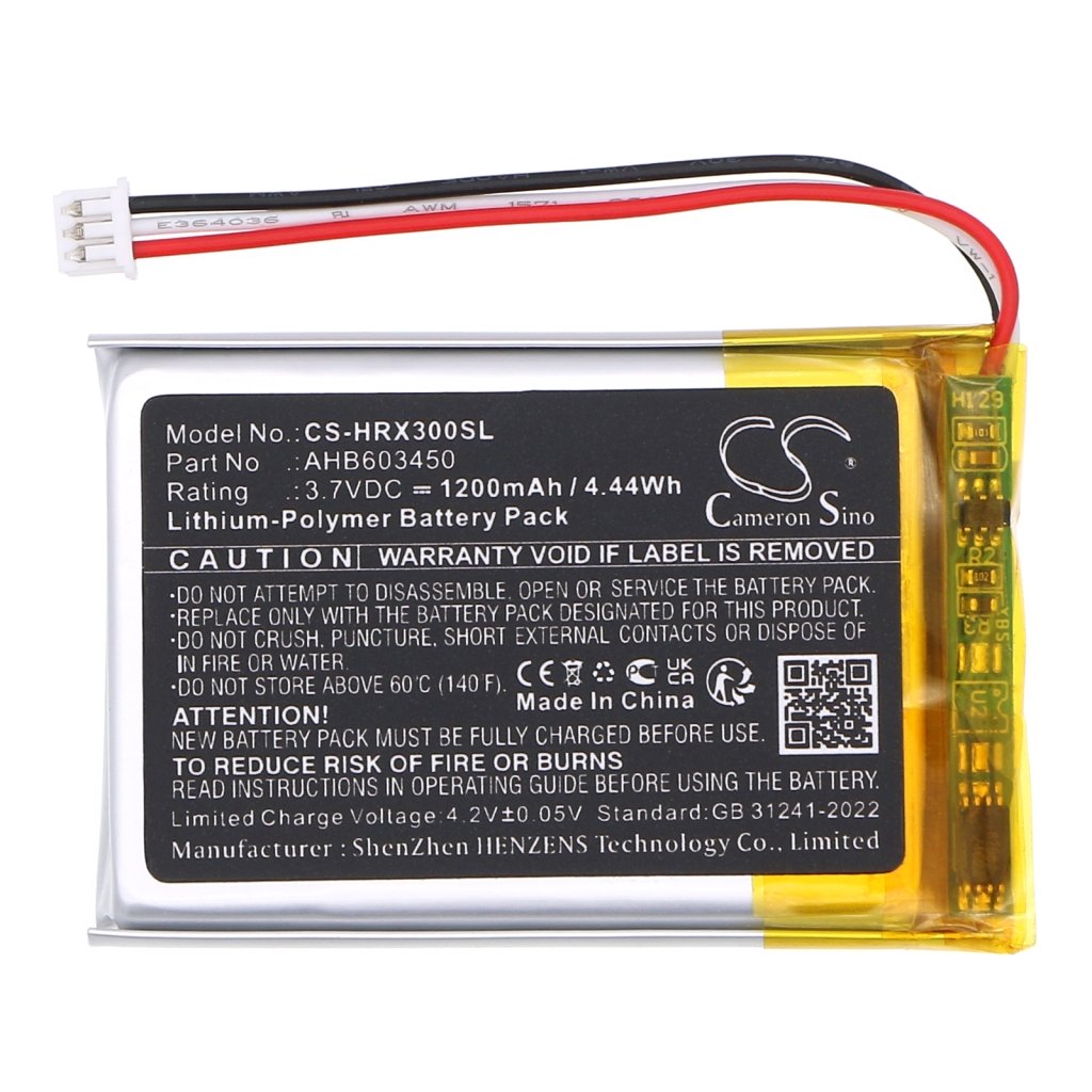 Batterie Batteria senza fili dell'auricolare CS-HRX300SL