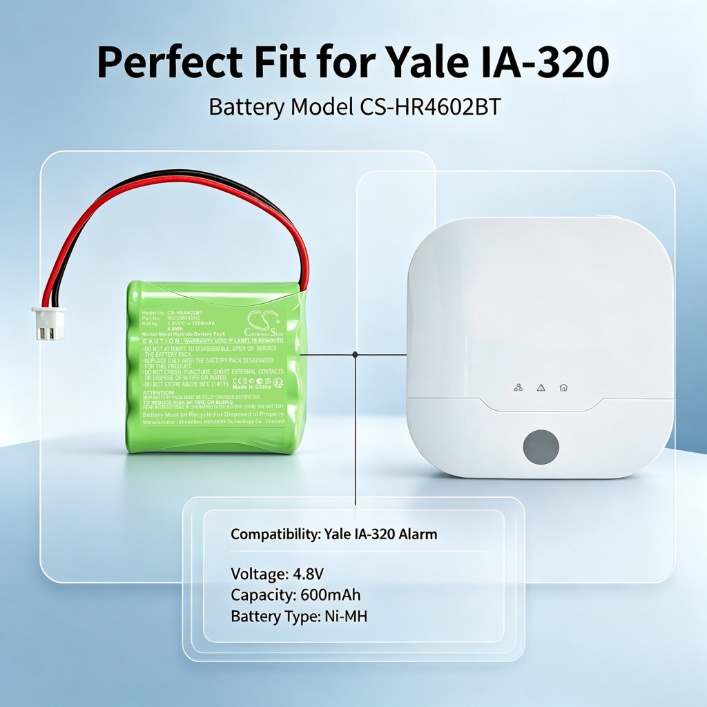 Batteria compatibile con Yale CS-HSA602BT