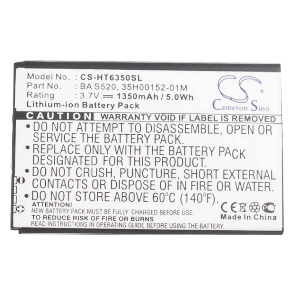 Batterie Sostituisce BTR6350B