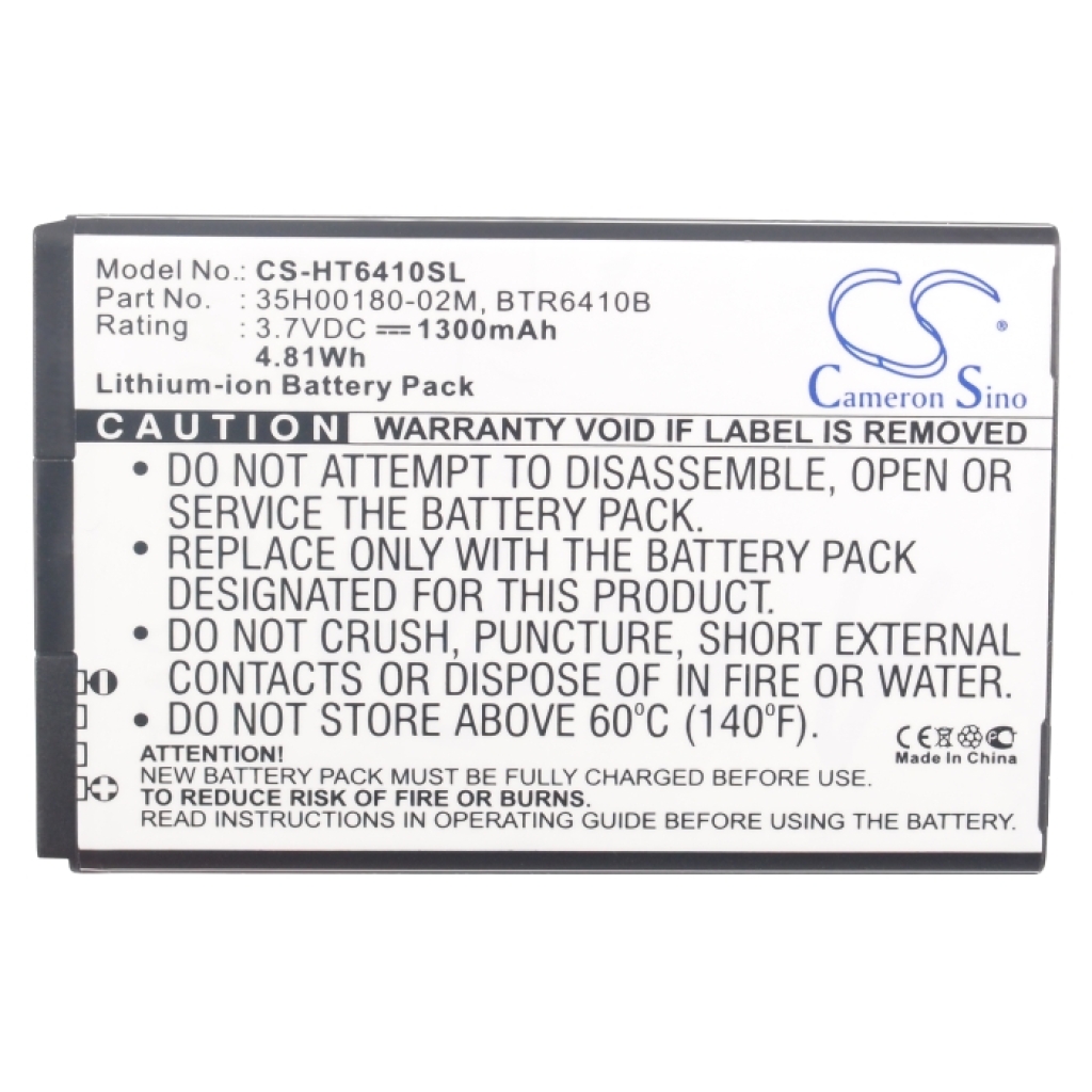 Batterie Batteria del telefono cellulare CS-HT6410SL