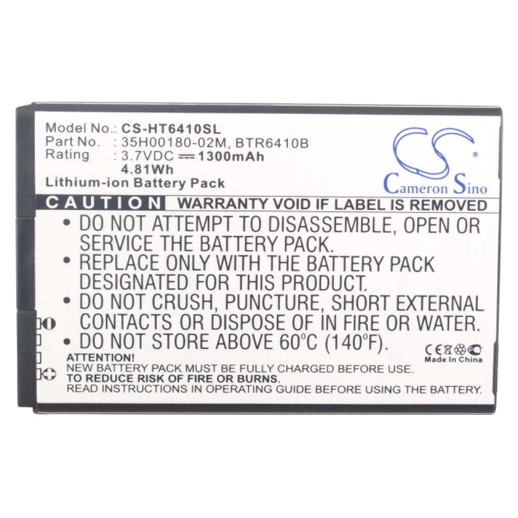 Batterie Batteria del telefono cellulare CS-HT6410SL
