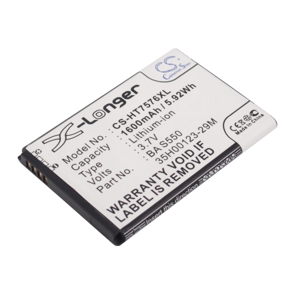 Sostituzione della batteria compatibile per HTC 35H00123-29M,BA S550