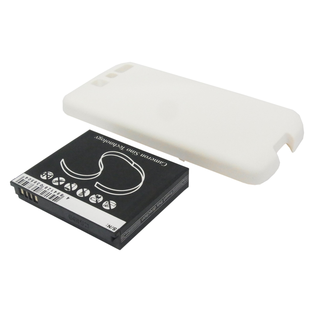 Cameron Sino CS-HT8181WL battery rear side SN label white cover