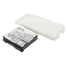 Cameron Sino CS-HT8181WL 2400mAh extended battery HTC Sensation + white cover