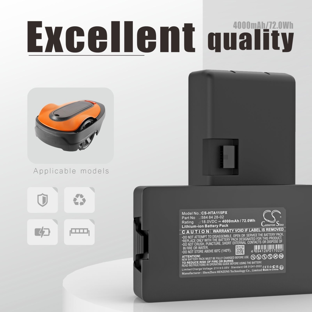 Batterie Sostituisce 5848528-05