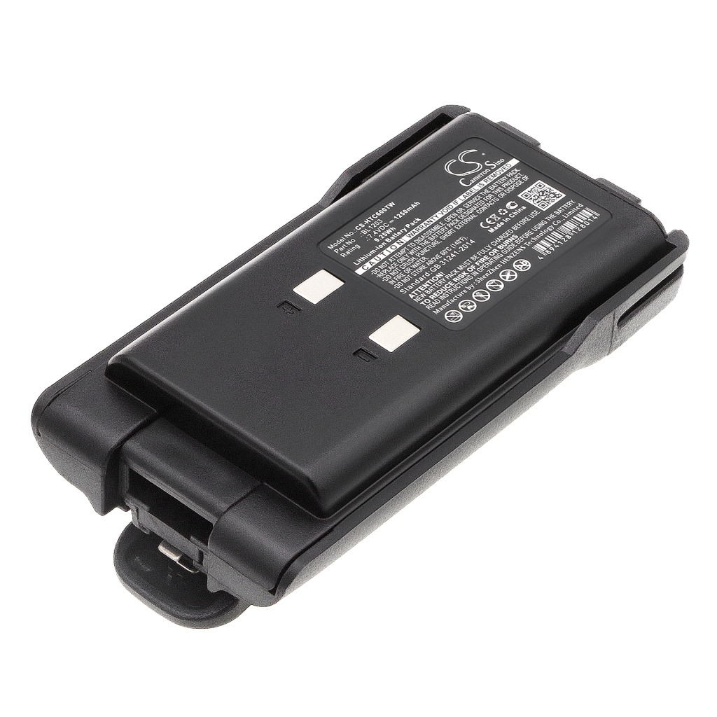 Compatible battery replacement for HYT BL1203