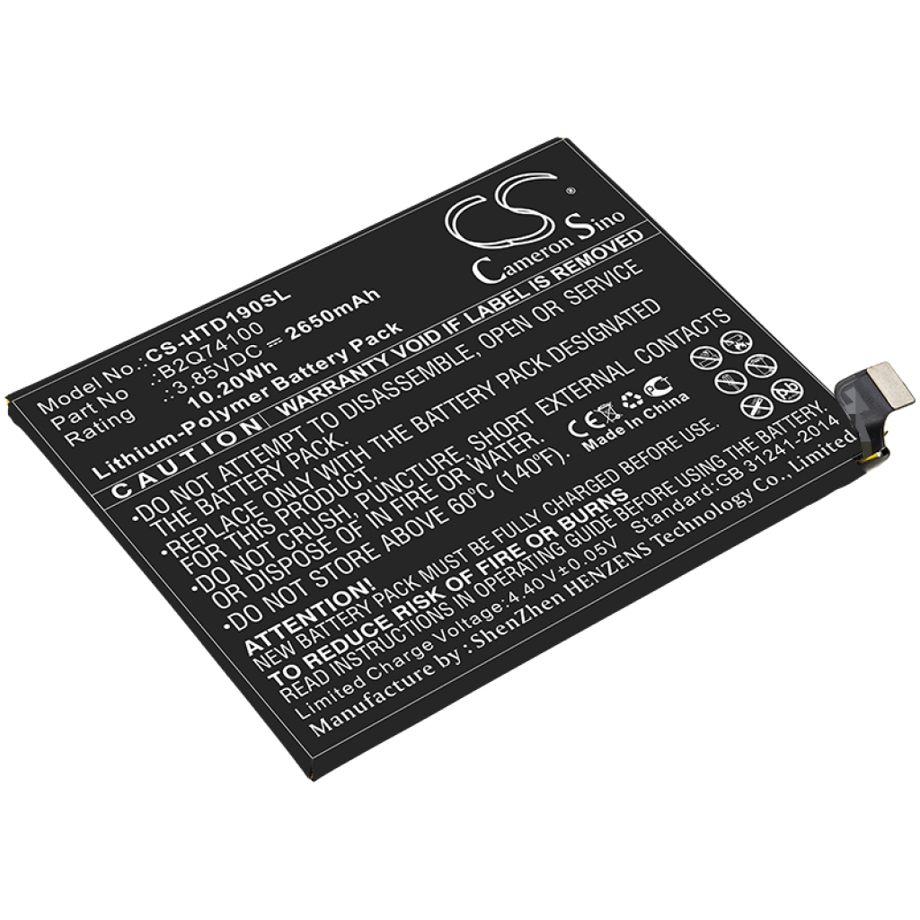 Batteria Sostituisce B2Q74100