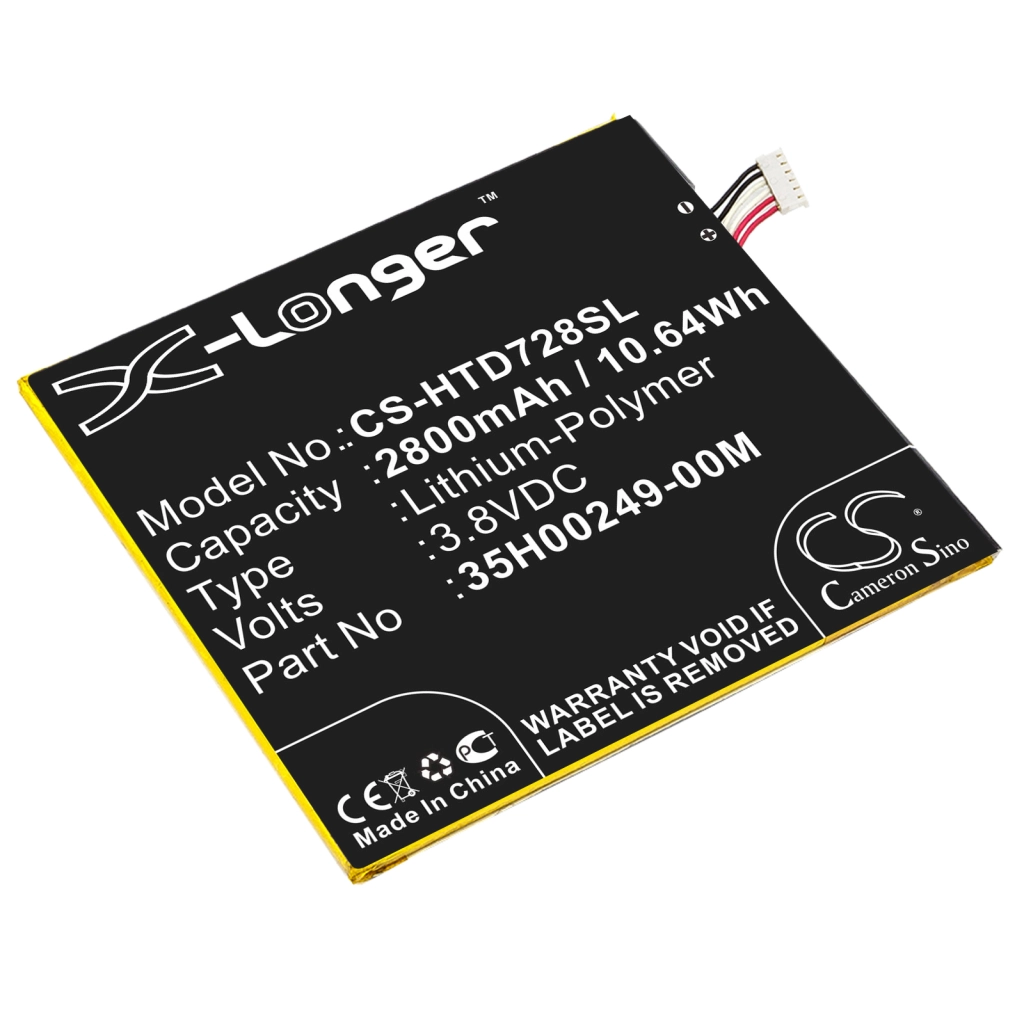 Batterie Batteria del telefono cellulare CS-HTD728SL