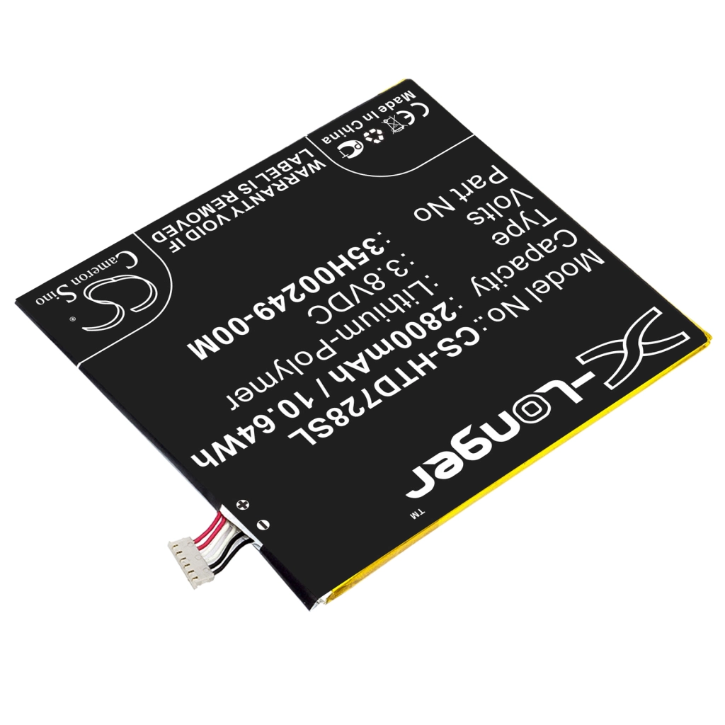 Batterie Batteria del telefono cellulare CS-HTD728SL