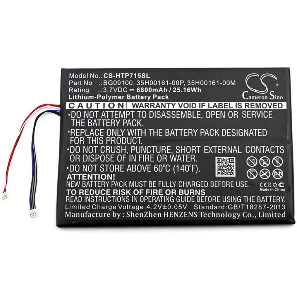 Batteria compressa HTC P715a (CS-HTP715SL)