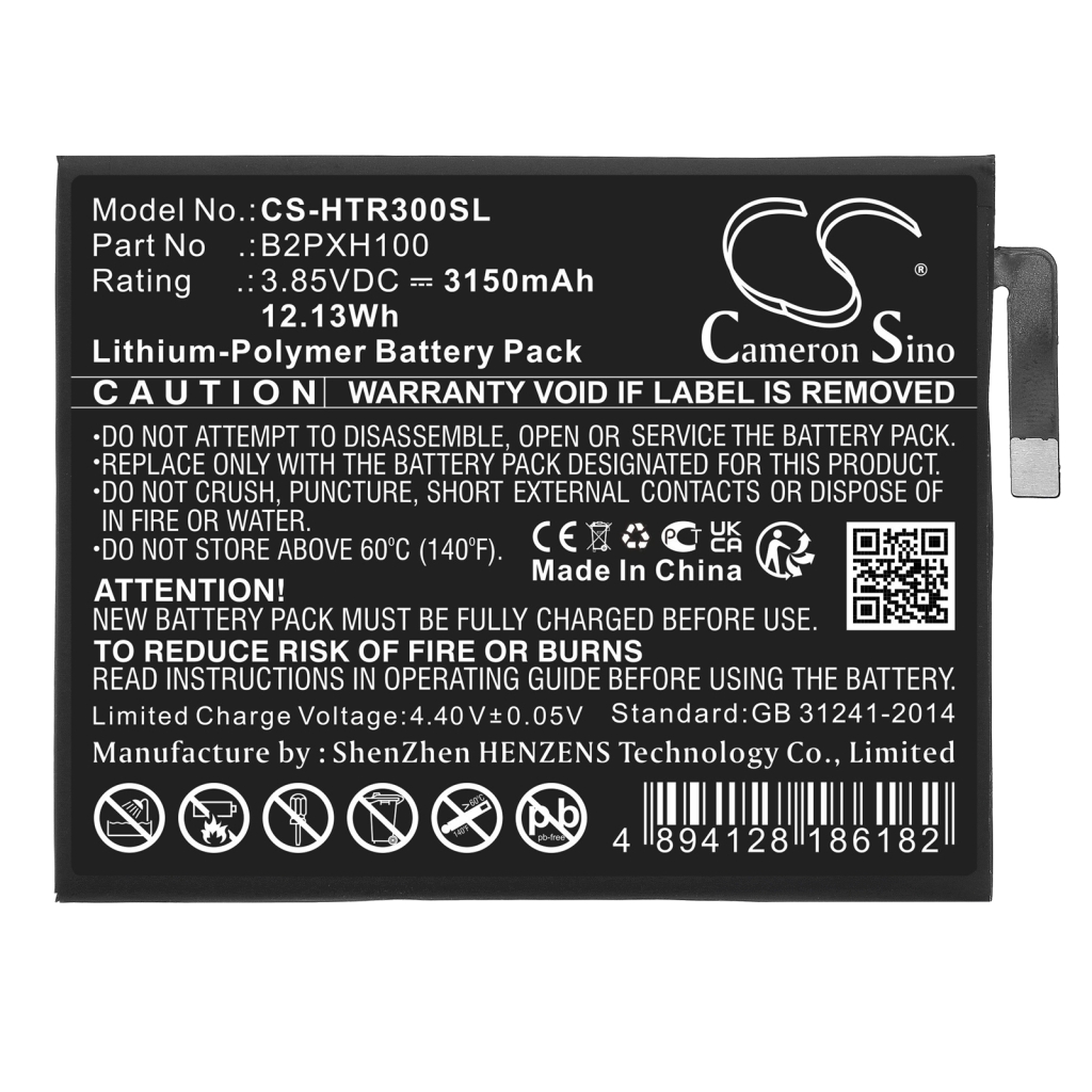 Sostituzione della batteria compatibile per HTC B2PXH100