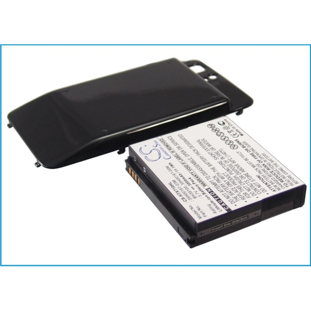 Cameron Sino CS-HTX710HL vista angolata di batteria e cover posteriore