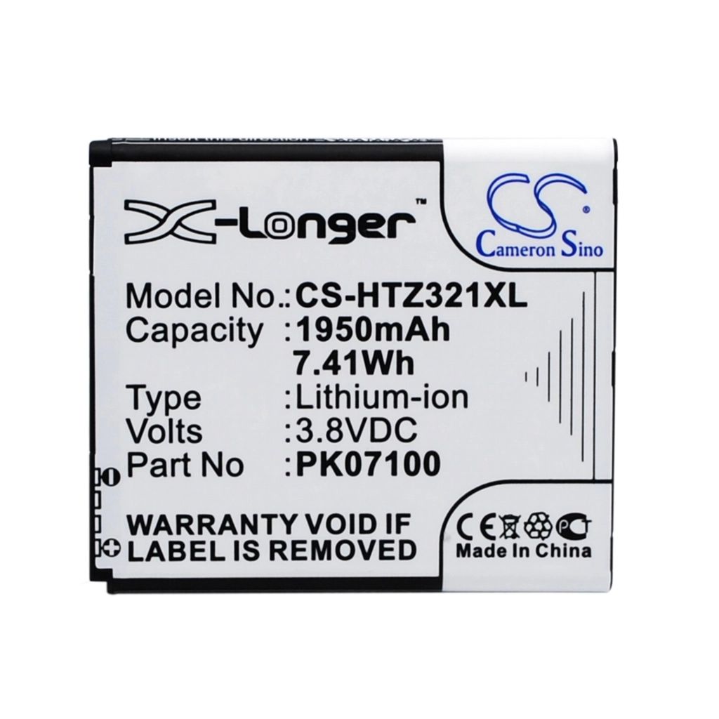 Batterie Batteria del telefono cellulare CS-HTZ321XL