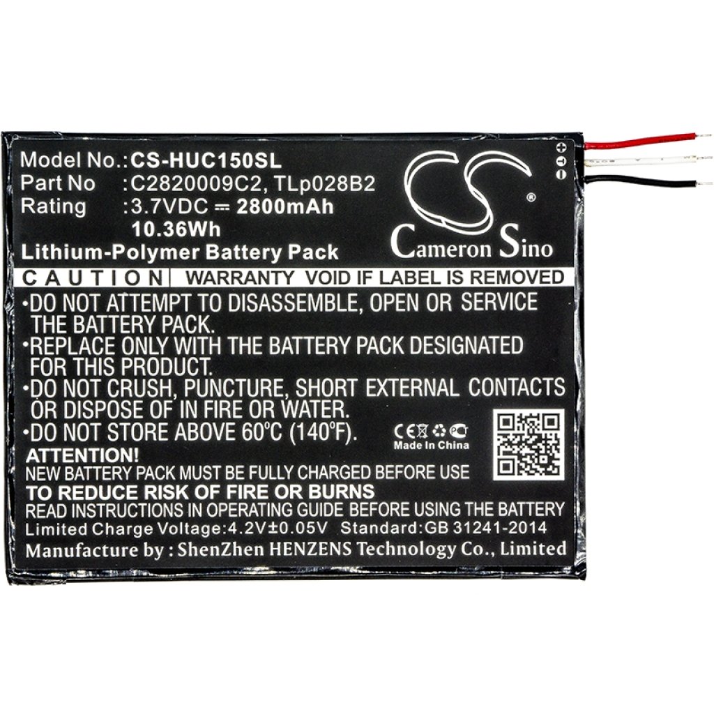 Batterie Sostituisce TLp028BC