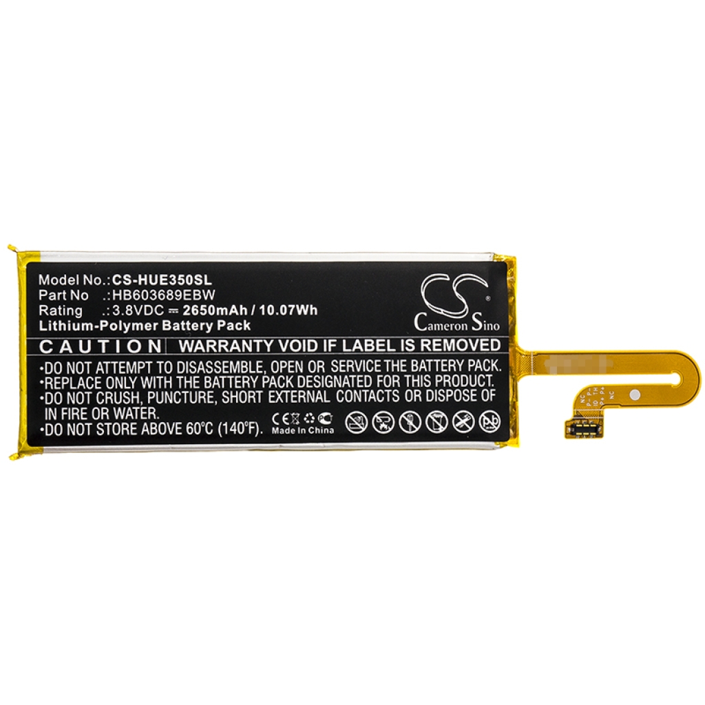 Sostituzione della batteria compatibile per Huawei HB603689EBW