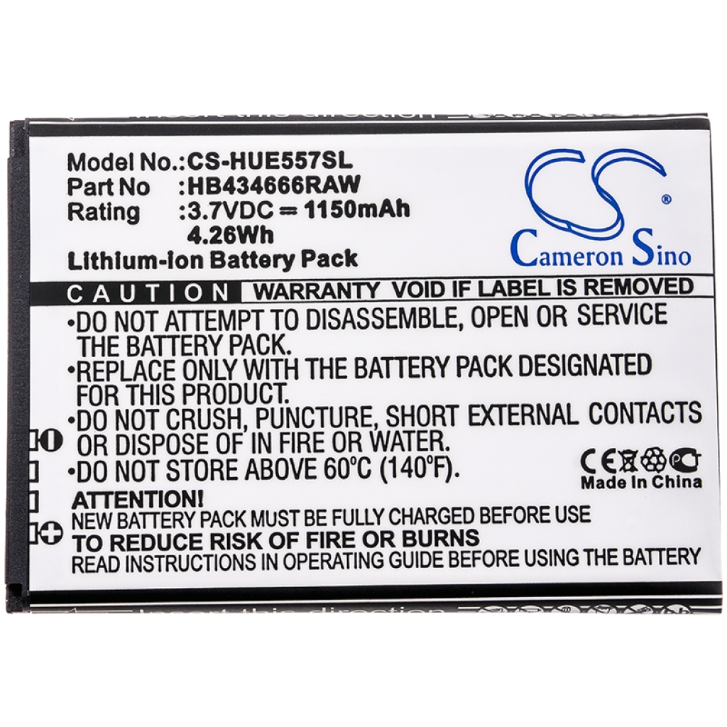 Sostituzione della batteria compatibile per Huawei HB434666RAW,HB434666RBC