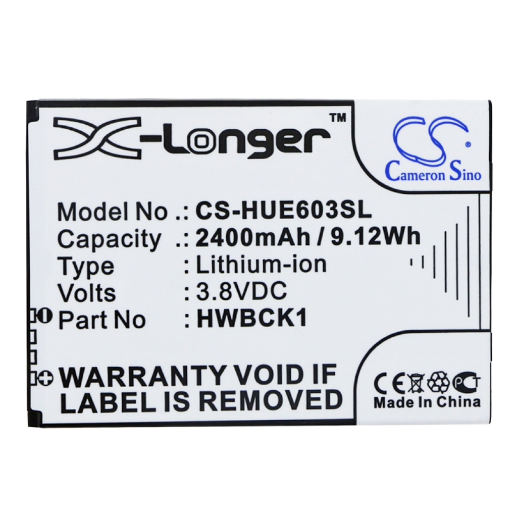 Sostituzione della batteria compatibile per Huawei HWBCK1