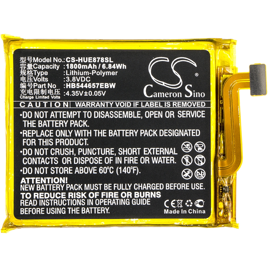 Sostituzione della batteria compatibile per Huawei HB544657EBW