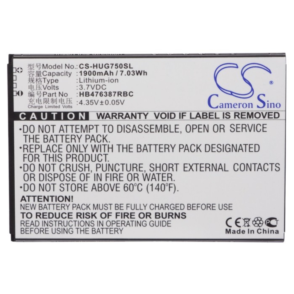 Mobile Phone Battery Huawei G750-T20