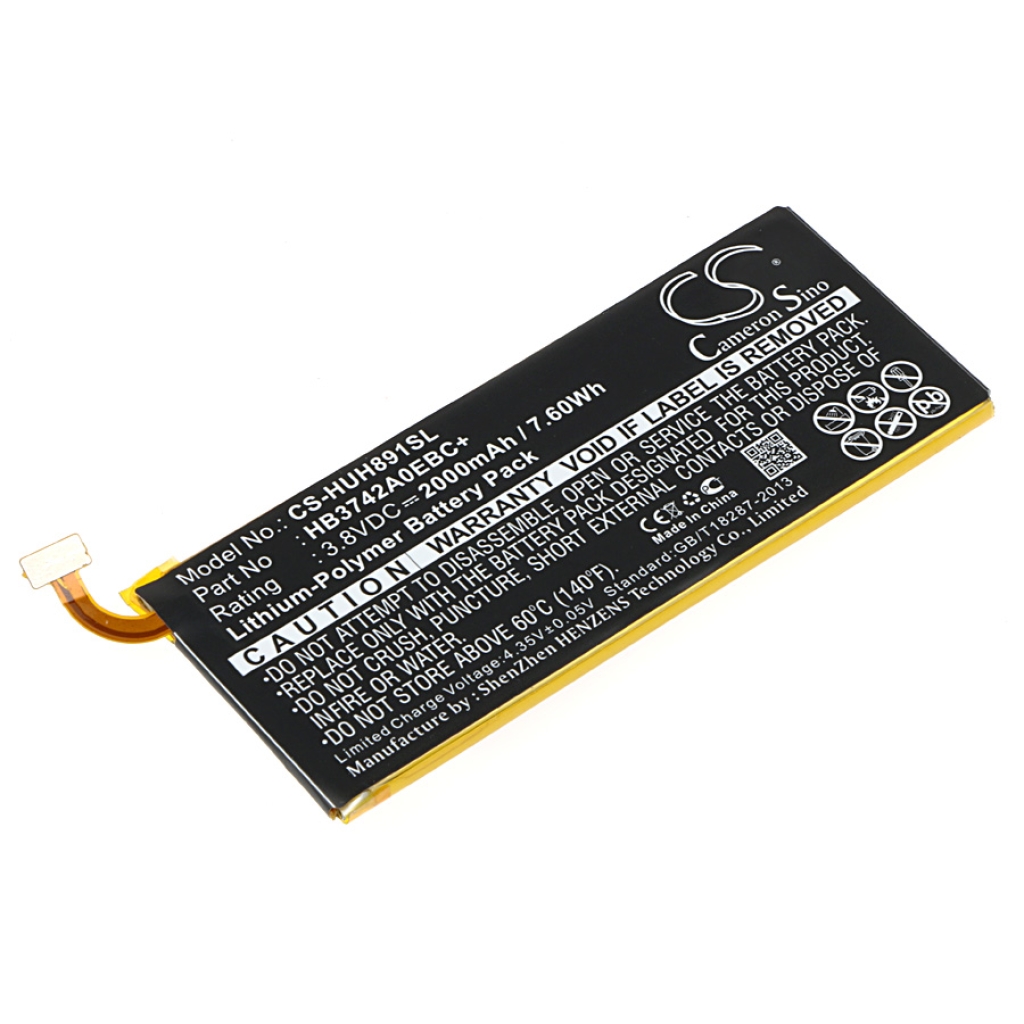 Sostituzione della batteria compatibile per Huawei HB3742A0EBC ,PGF364197HT