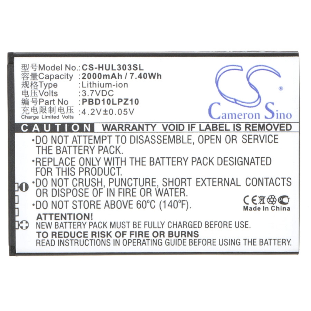 Sostituzione della batteria compatibile per Huawei PBD10LPZ10