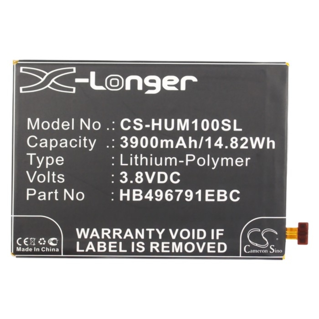 Sostituzione della batteria compatibile per Huawei HB496791EBC,HB496791EBW