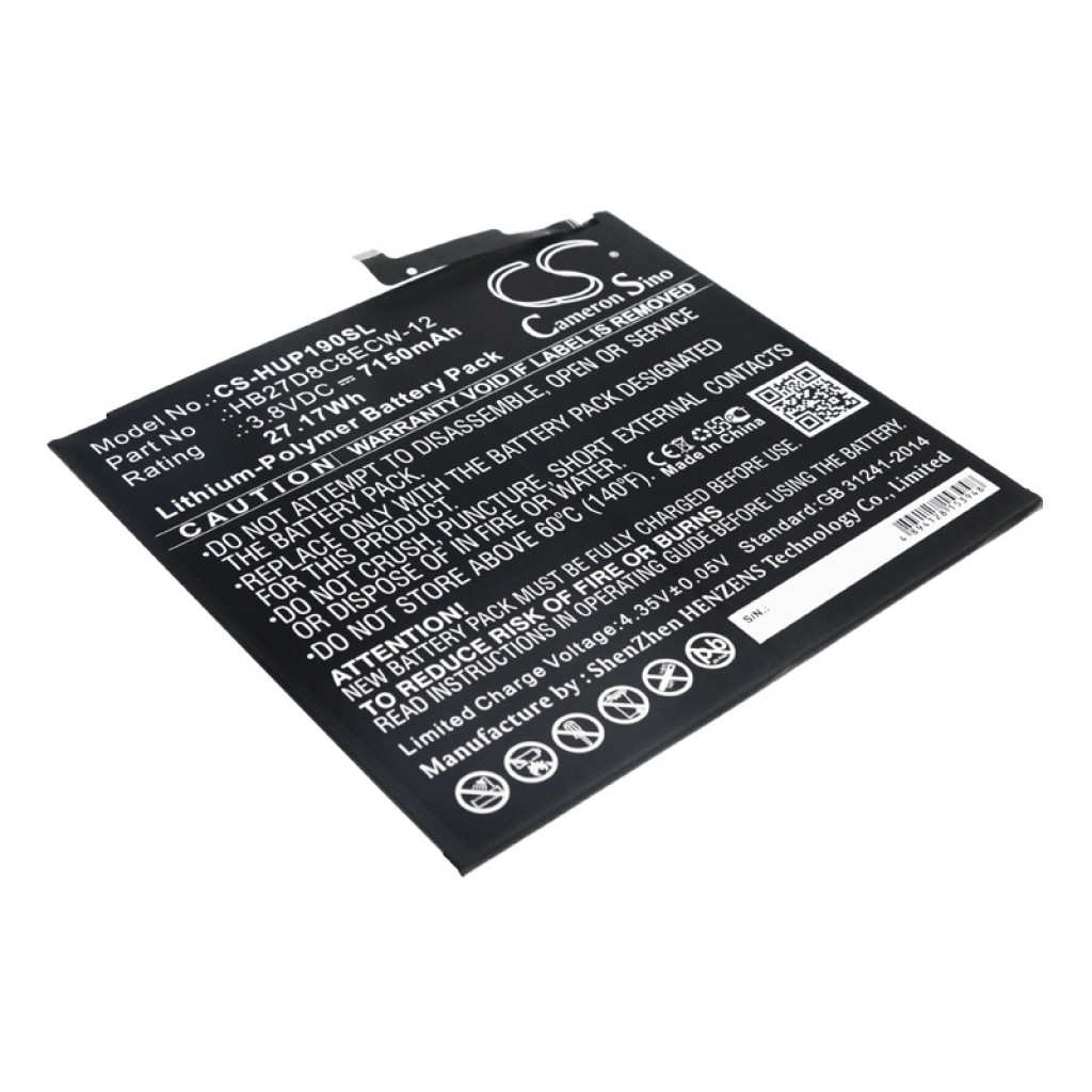 Sostituzione della batteria compatibile per Huawei HB27D8C8ECW-12