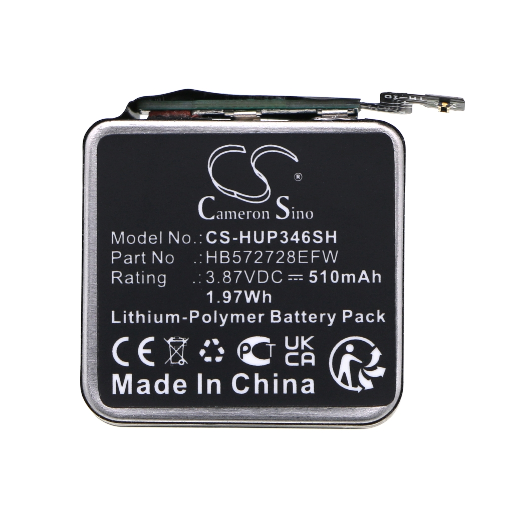 Batterie Batteria dello Smartwatch CS-HUP346SH