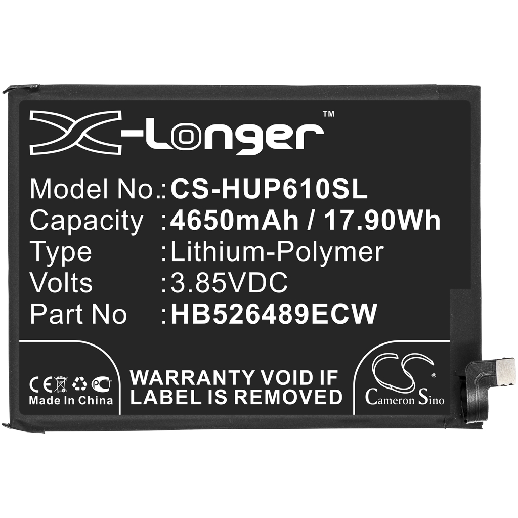 Sostituzione della batteria compatibile per Huawei HB526489ECW