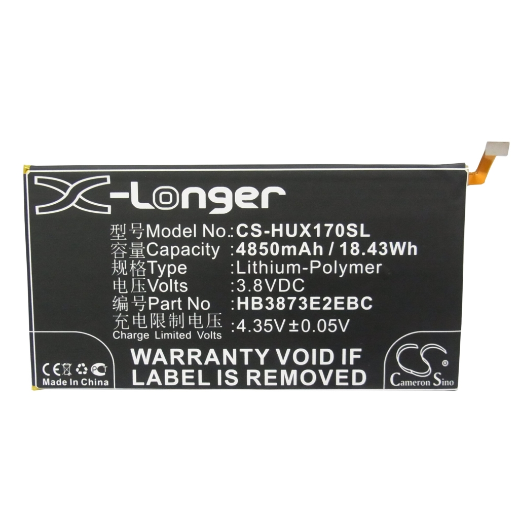 Sostituzione della batteria compatibile per Huawei HB3873E2EBC,HB3873E2EBW