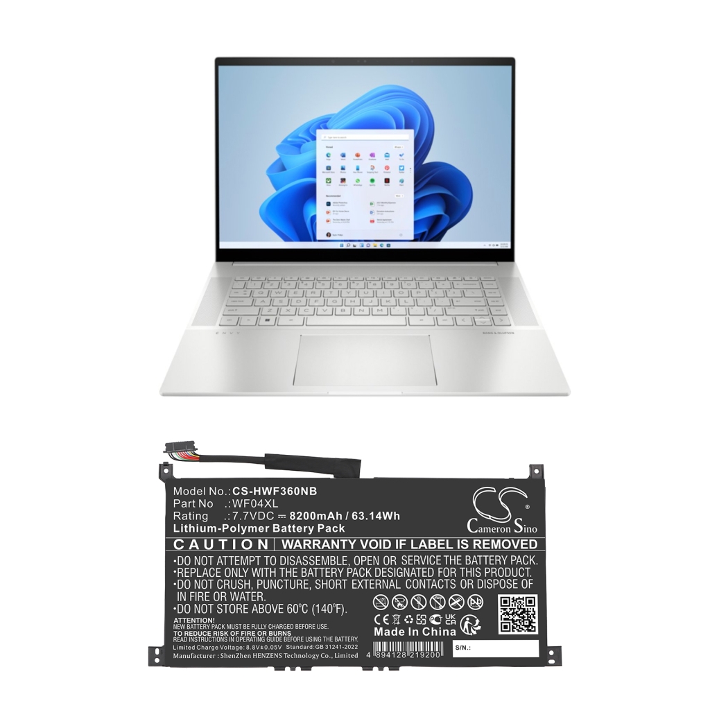 Notebook battery HP CS-HWF360NB